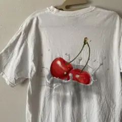 huf チェリー ハフ さくらんぼ HUF白 ホワイト Mサイズ