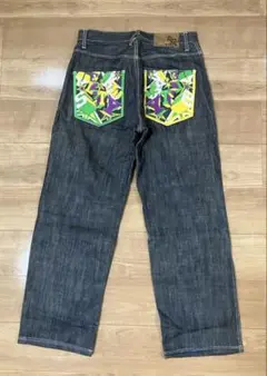 00s STYLEKEY デニムパンツ 刺繍 ギミック HIPHOP B-BOY