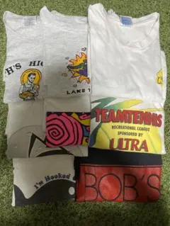 90s〜 シングルステッチあり　古着　Tシャツ8枚セット