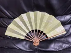 扇子　29cm 金銀小石　和紙風　舞扇子　舞踊　大衆演劇　着物　和装　小物