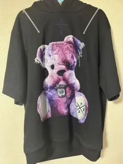 TRAVAS TOKYO トラバストーキョー ショルダージップ 半袖 パーカー