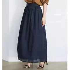 INED レースギャザースカート