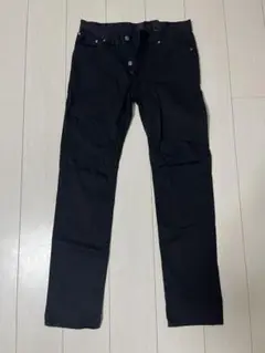 【中古】H&M メンズ ブラック パンツ 31インチ