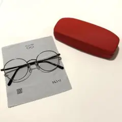 度入りメガネ ケース・眼鏡拭き付き