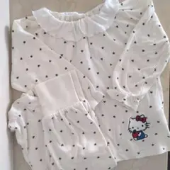 petit main 100cm ハローキティー パジャマ 長袖 ハート