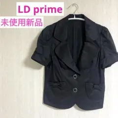 未使用新品　LD prime 半袖　ショートジャケット　リボン　38 M 黒