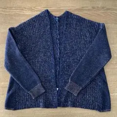 GAP カーディガン ネイビー ブラウン