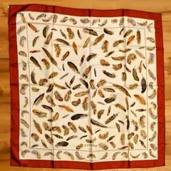 HERMES エルメス カレ90 PLUMES 羽 スカーフ