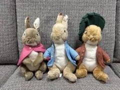 ピーターラビット ぬいぐるみ 3体セット
