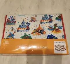 【新品・未開封】ディズニー　紙袋柄　収納ボックス　レトロ