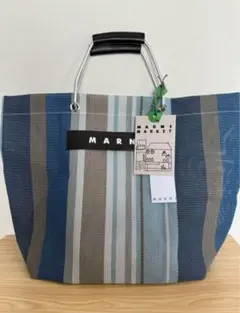 マルニ　MARNI ストライプ　レディース　トートバッグ　新品未使用品！