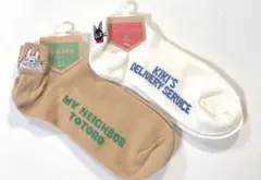 3118♡ラスト❗️新品 レディースソックス 靴下 ジブリ トトロ ジジ　福助
