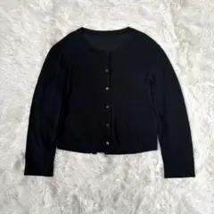 美品★フォクシー　アッパースタンダード　カーディガン　ブラック　Sサイズ