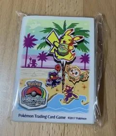 ポケモンカード デッキシールド WCS2017 Anaheim デッキシールド『WCS2017スリーブ(アナハイム)選手用※』65枚入り