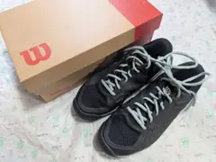 美品 ウィルソンテニスシューズ　ラッシュプロエース 13200円オムニクレー25