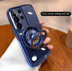 iPhone16eスマホケース　ブルー