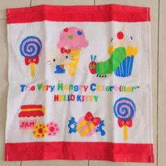 【新品】キティちゃん はらぺこあおむし ハンドタオル 1枚