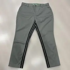 アディダス adidas グレー ストライプパンツ XL