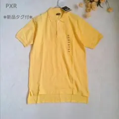 ◆新品タグ付◆PXR/半袖ポロシャツ【160cm】ウイグルコットン100%