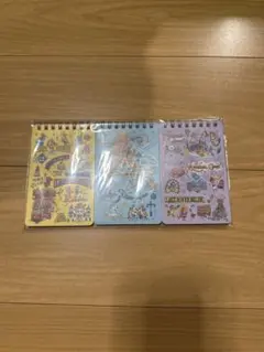 ディズニーランメモ帳３枚セット