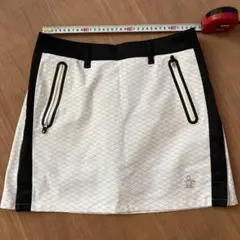 Munsingwear レディーススカート ホワイト/ブラック インナーパンツ