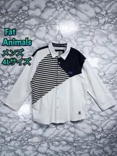401　Fat Animals ファットアニマルズ 長袖シャツ 4Lサイズ