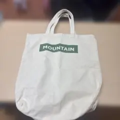 MOUNTAIN キャンバスエコバッグ ホワイト
