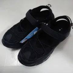 新品タグ付き−ブラックＬメッシュスニーカーサンダル軽量