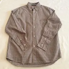 TOWNCRAFT×FREAK'S STORE チェックシャツ　長袖　ブラウン