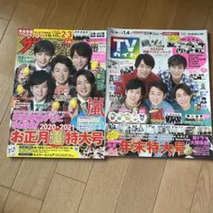 【まとめ買い◎バラ売り◎】ザテレビジョン TVガイド 嵐表紙