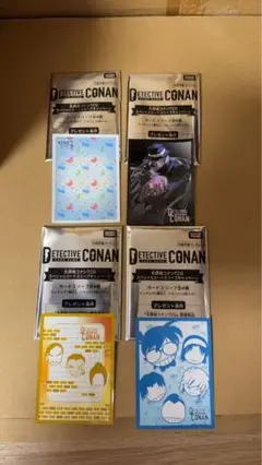 名探偵コナンカードゲーム　スペシャルカードスリーブキャンペーン　4種コンプリート