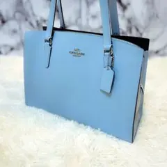 ■希少色■coach テイタム キャリーオール 2way ビジネス トートバッグ