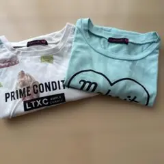 lovetoxic プリントTシャツ 2枚セット
