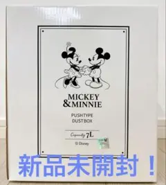 Disney ミッキー ミニー ダストボックス ゴミ箱 7L