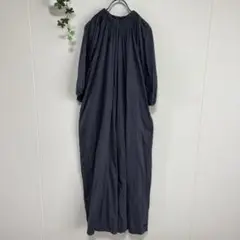 スワップミートマーケット　レディース　ロングワンピース　ゆったり　楽ちん　グレー