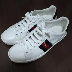 GUCCI グッチ スニーカー エース ネイビー レディース