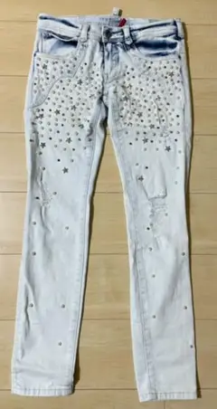 PARASUCO パール スタッズ デニム