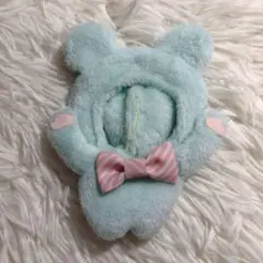 ぬいぐるみ　ぬい服　くま　10cm アイスブルー　ハンドメイド