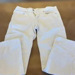 GU ホワイト スキニーデニム 28
