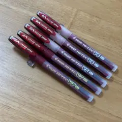 新品 廃盤 PILOT パイロット HITEC ハイテック レッド 5本セット