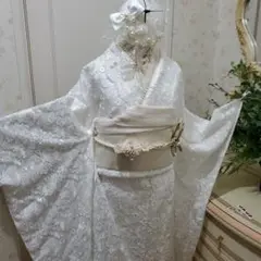 すずめ様専用出品です 総レース ホワイト 振袖セット