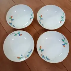 深川製磁　つゆ草　深皿 4枚　16cm