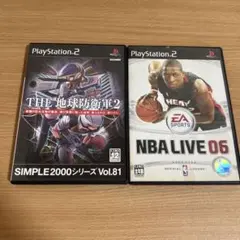 THE 地球防衛軍2 & NBA LIVE 06 セット