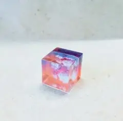 【空標本／黄昏時の空】　空レジン　ミニチュア　置物　インテリア　アクセサリー