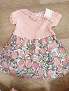 【美品】ピンクワンピース 90size