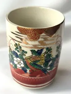 骨董　九谷焼　(庄三)　急須１　湯呑み２客　湯冷まし１ 骨董 九谷焼 (庄三) 急須1 湯呑み2客 湯冷まし1 工芸品