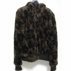 HYSTERIC GLAMOUR ファーコート ブラック L B8961 ヒステリックグラマー HYSTERIC GLAMOUR ファーブルゾン