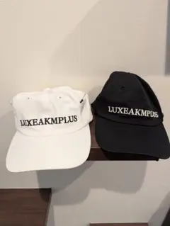 LUXEAKMPLUS 黒白ゴルフキャップ
