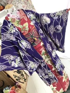 【2301】アンティーク長羽織 正絹