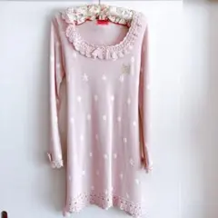 ベイビー ワンピース ピンク 長袖